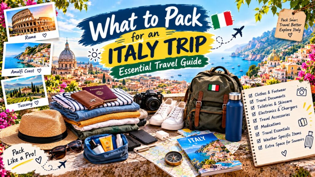What to Pack for an Italy Trip Essential Travel Guide